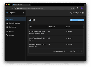 Books page illustration